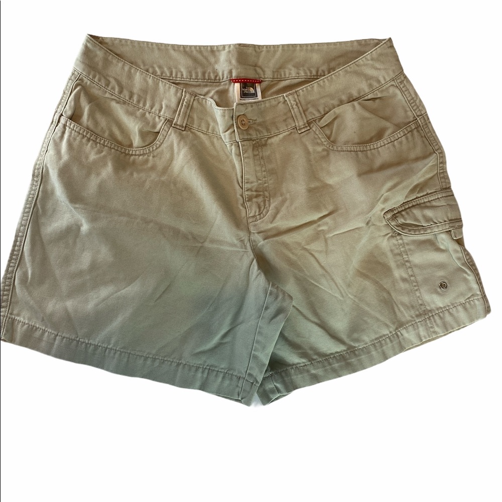 North Face Women's Tan Cargo Shorts
